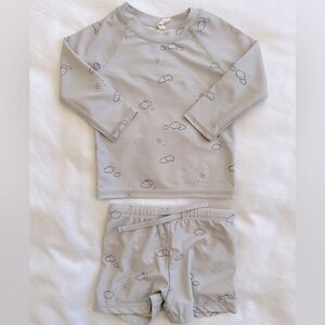 Quincy Mae Finn Rashguard + Short Set